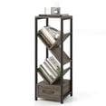 thumbnail image 1 of Costway 1 PCS 4 Tier Floor Standing Storage Organizer with Drawer Anti-Tipping Kits & Metal Frame, 1 of 10