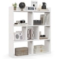 thumbnail image 1 of Costway 1 PCS 7-cube Bookcase Open Storage Shelf with Anti-tipping Kits for Living Room White, 1 of 9