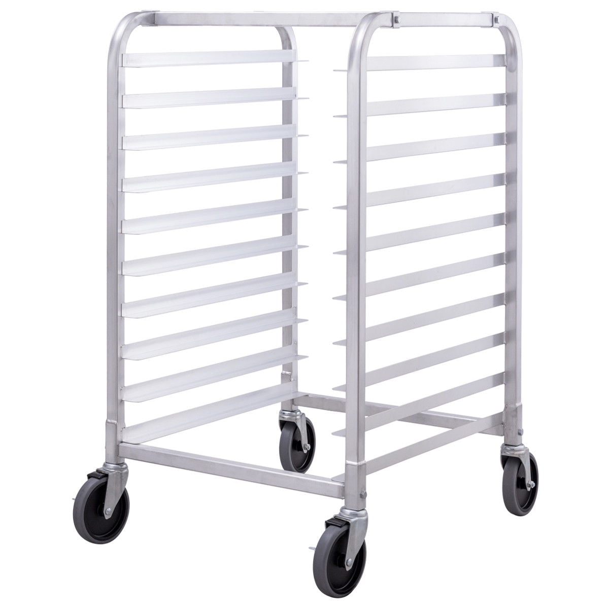 Winco 10-Tier Aluminum Sheet Pan Rack with Brake