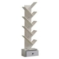 thumbnail image 1 of Costway 10-Tier Wooden Tree Bookshelf with Drawer Display Storage Organizer Rack Beige, 1 of 9