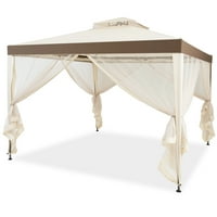 Costway 10 x 10 Beige Event Outdoor Canopy (Beige)