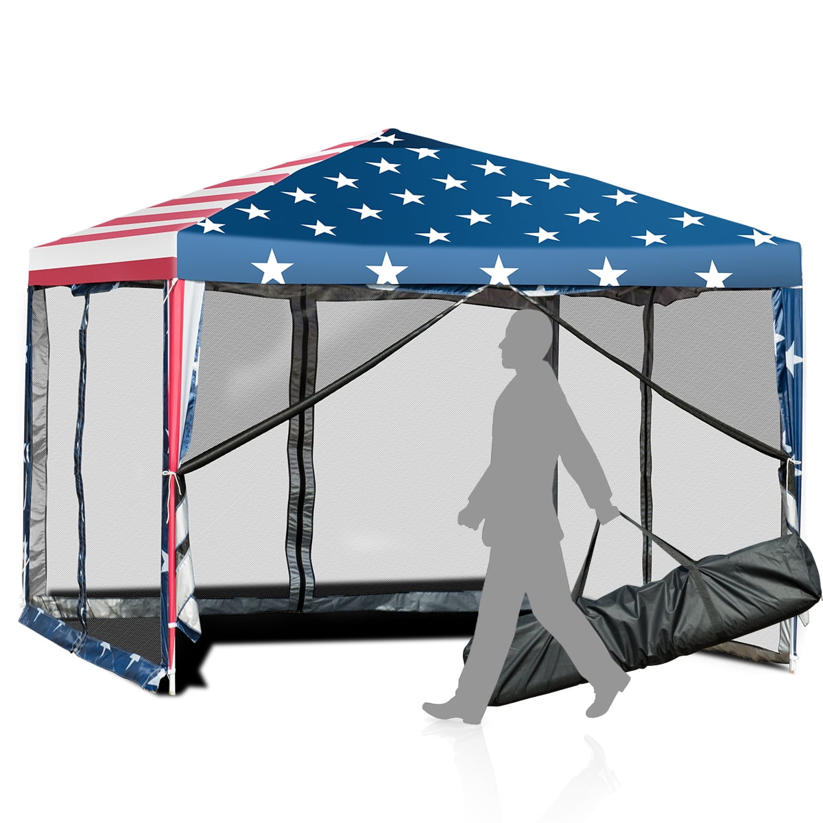 Closing pop up tent hot sale