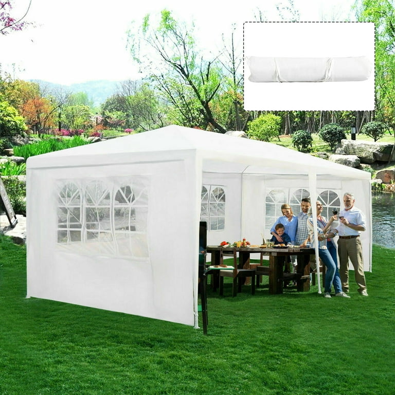Pakistan Accumulatie Welkom Costway 10'x20' Canopy Tent Heavy Duty Wedding Party Tent 4 Sidewalls  W/Carry Bag - Walmart.com