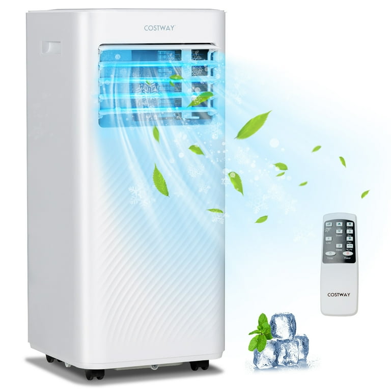 Costway 10000 BTU Portable Air Conditioner 4 in 1 AC with Cool Fan Humidifier Sleep Mode