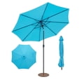thumbnail image 1 of Costway 10ft Patio Umbrella Outdoor W/ 59 LBS Heavy-Duty Round Umbrella Stand, 1 of 9