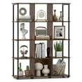 thumbnail image 1 of Costway 12-Cube Bookcase 57" Tall Freestanding Bookshelf Industrial Shelf Display Rack, 1 of 10