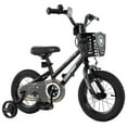 thumbnail image 1 of Costway 12" Kid’s Bike with Training Wheels Adjustable Handlebar & Seat Handbrake Black, 1 of 10