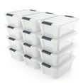 thumbnail image 1 of Costway 12 Pack Latch Stack Storage Box Tubs Bins Latches Handles, 1 of 10