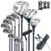 Costway 12 Pieces Mens Complete Golf Club Set Right Hand 460CC #1 Driver & #3 Fairway