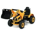 thumbnail image 1 of Costway 12V Battery Powered Kids Ride On Excavator Truck w/ Front Loader Digger Yellow, 1 of 11