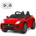 thumbnail image 1 of Costway 12V Jaguar F-Type SVR Licensed Kids Ride On Car Motorized Vehicle w/ MP3 Red, 1 of 8