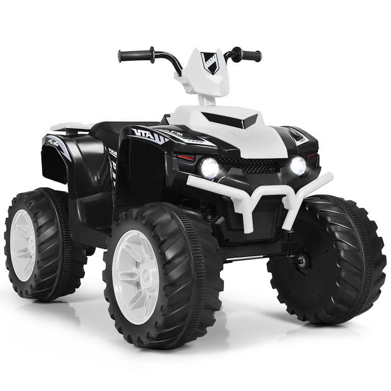 FCH Enfants Quad électrique 12V 7Ah ATV, musique, MP3, phares LED Quad électrique pour enfants 3-6 ans Vert