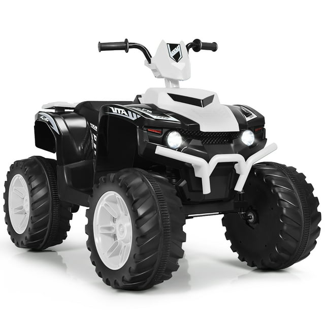 Costway Big Electric 12V Kids 4-Wheeler ATV Quad Ride On Car w/ LED ...