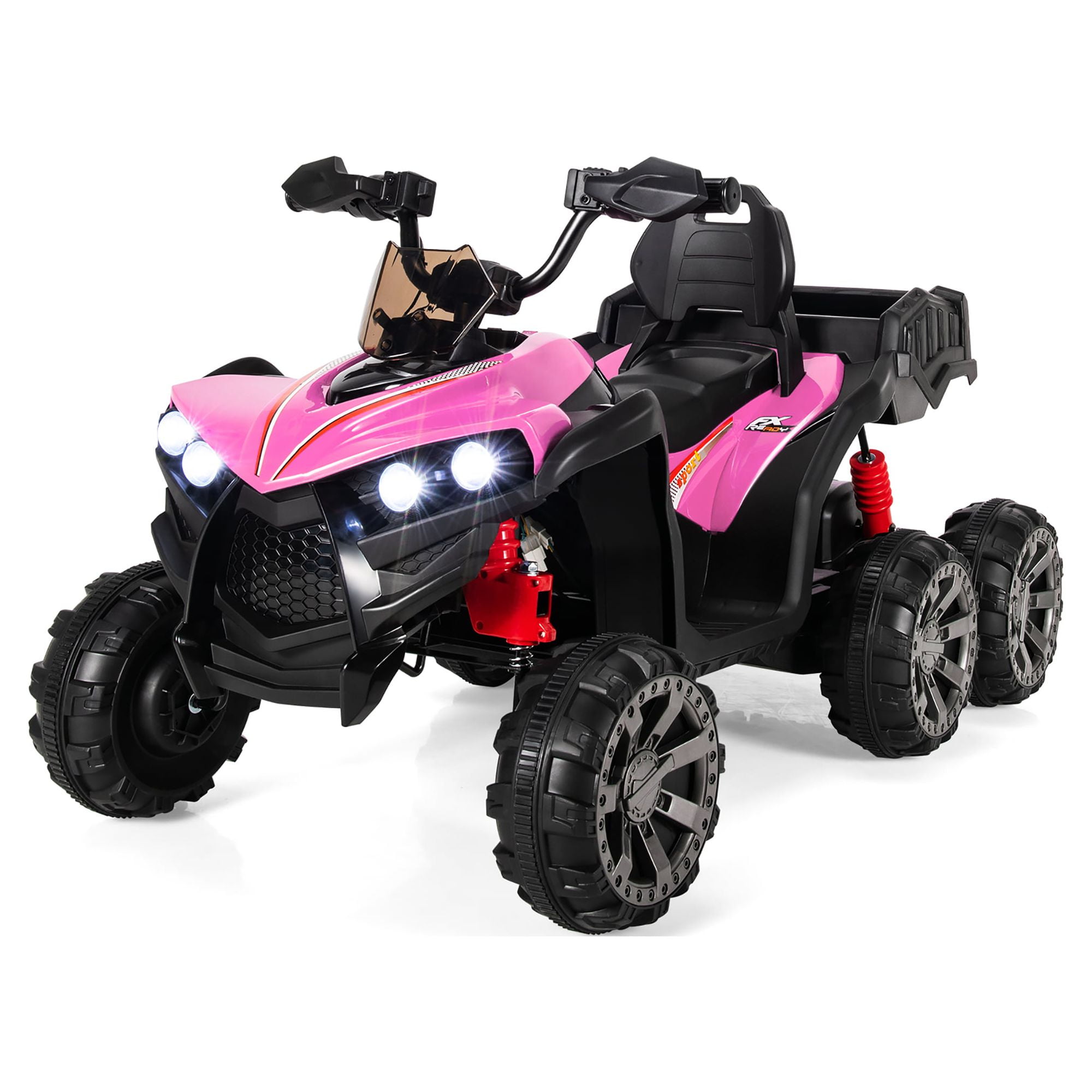 COSTWAY Quad Buggy Électrique 6V pour Enfants de 3-6 Ans, 3 km/h, Quad ATV