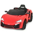 thumbnail image 1 of Costway 12V Kids Ride On Car 2.4G RC Electric Vehicle w/ Lights MP3 Openable Doors Red, 1 of 10