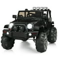 thumbnail image 1 of Costway 12V Kids Ride On Truck Car w/ Remote Control MP3 Music LED Lights Black, 1 of 10