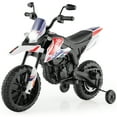 thumbnail image 1 of Costway 12V Licensed Aprilia Kids Ride On Motorcycle Electric Dirt Bike with Light & Music, 1 of 10