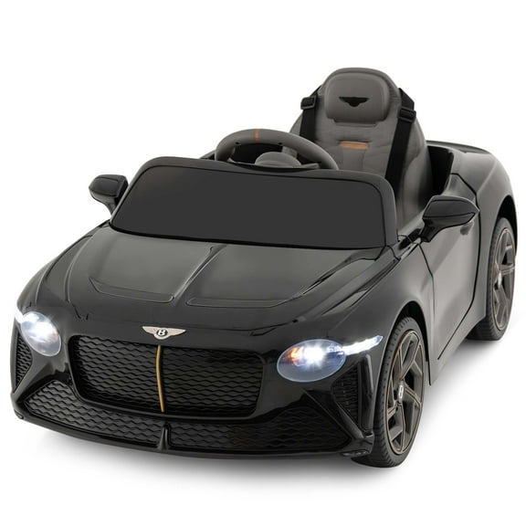 Costway 12V Licensed Bentley Bacalar Kids Electric Ride-on Car with Remote Control Black