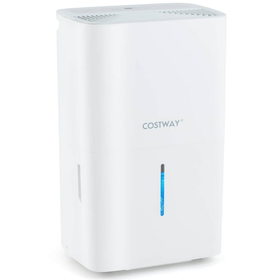 Costway 150 Pints Dehumidifier with Pump with 24H Timer LED Display Large Water Tank 7000 Sq. ft Coverage Area