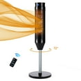 thumbnail image 1 of Costway 1500W Portable Oscillating Ceramic Pedestal Heater w/ Timer Remote Control Room, 1 of 12
