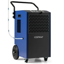 Costway 154 Pints Commercial Dehumidifier with Pump Drain Hoses for Basements Job Sites