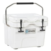 Costway 16 Quart Ice Chest Cooler, Leak-Proof, 24 Cans, White