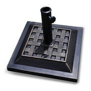 Costway 17.5 Umbrella Base Stand Market Patio Standing Outdoor Living Heavy Duty Square