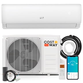 Costway 17000 BTU Wifi Enabled Mini Split Air Conditioner & Heater Works with Alexa