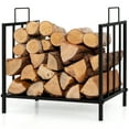 thumbnail image 1 of Costway 18''Firewood Storage Rack  Steel Firewood Storage Log Holder w/ Handle, 1 of 10