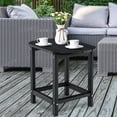 thumbnail image 1 of Costway 18'' Patio Adirondack Side Table Weather Resistant HDPE Garden Black, 1 of 10
