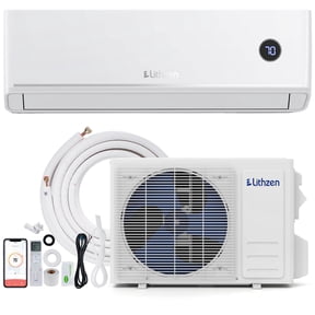 Lithzen 18000 BTU Mini Split Air Conditioner & Heater, 208/230V 18.1 SEER2 Wifi Enabled