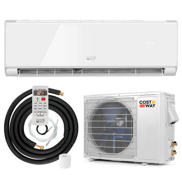 Costway 18000BTU Wifi Enabled Mini Split Air Conditioner & Heater with Heat Pump White