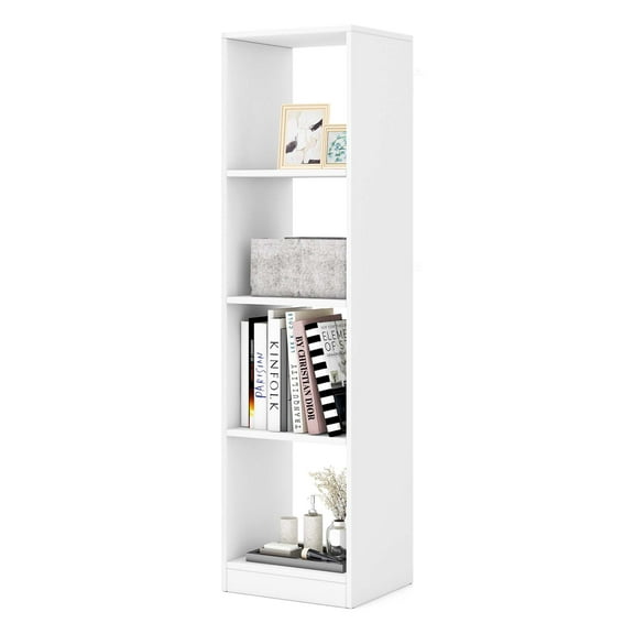 Costway 1PC 56'' Tall Bookcase, Freestanding Bookshelf with 4 Open Cubes