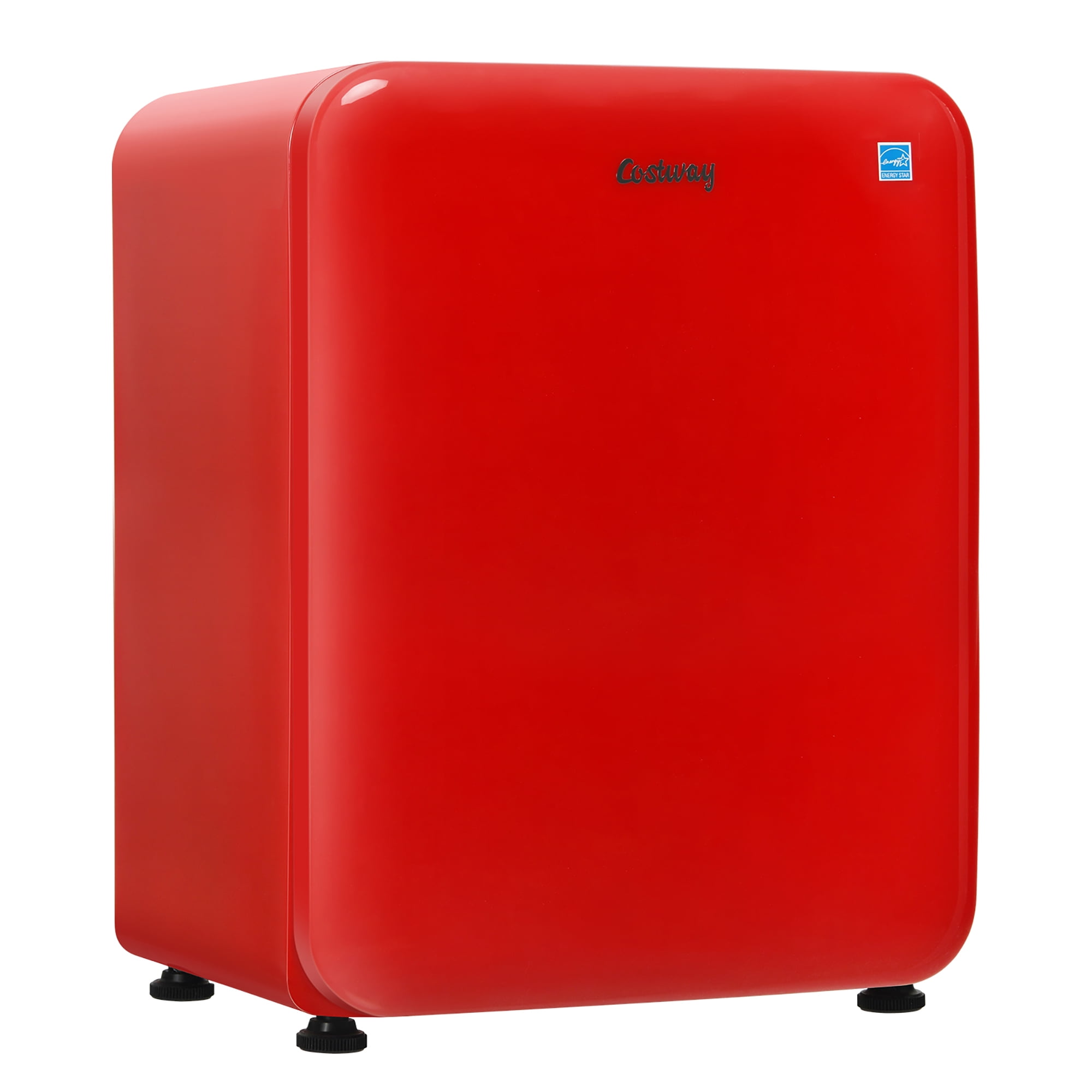 46L Mini frigorifero a 2 ripiani con termostato regolabile per casa o  dormitorio 46x44x49cm Nero - Costway