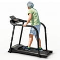 thumbnail image 1 of Costway 2.5 HP Walking Treadmill with  Long Handrails for Seniors Pulse Sensors LED Display, 1 of 10