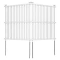 thumbnail image 1 of Costway 2 Air Conditioner Fence Panels with Metal Ground Stakes No Dig Trash Can Enclosure, 1 of 10