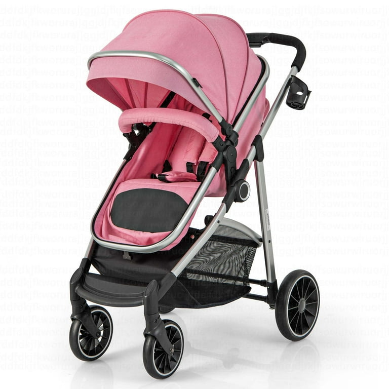 Amazon.com : Lortsybab 2-in-1 Baby Stroller with Bassinet