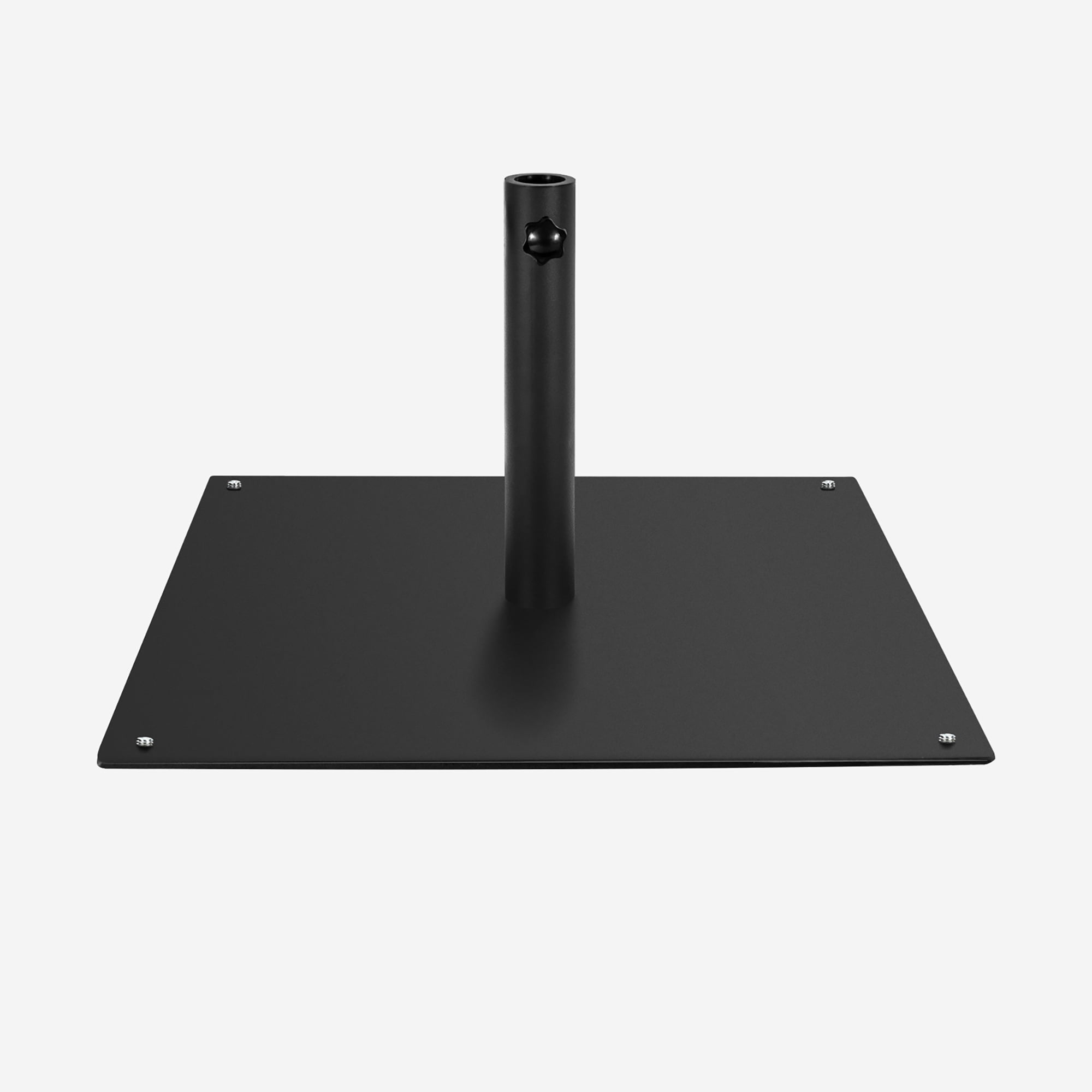 Costway 20'' Square Patio Umbrella Base Weighted 35 LBS Outdoor Market Stand Footpads