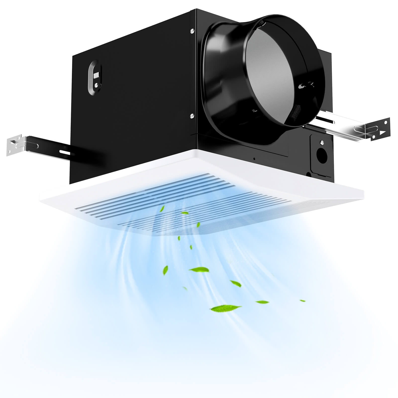 Costway 200 CFM Bathroom Exhaust Fan for 200 Sq.Ft Energy-Saving Household Bath Vent Fan