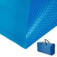 thumbnail image 1 of Costway 20x40 ft Rectangular Pool Solar Cover 12 Mil Heat Retaining Blanket with Carry Bag, 1 of 10