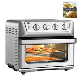 Air Fryers, Gourmia GTF7465 19-in-1 Multi-function, Digital, Stainless  Steel 6-Slice Air Fryer Oven - 19 One-Touch Cooking Functions - Single-Pull  French Doors - Includes Air Fry Basket, Oven Rack, Baking Pan 