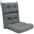 thumbnail image 1 of Costway 22''x44'' Back Chair Cushion Tufted Pillow Patio Seating Pad Gray, 1 of 12