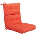 thumbnail image 1 of Costway 22''x44'' Back Chair Cushion Tufted Pillow Patio Seating Pad Orange, 1 of 12
