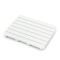 thumbnail image 1 of Costway 23.5" x 19" Bath Mat HIPS Spa Shower Mat for Bathroom with Non Slip Foot Pads White, 1 of 10