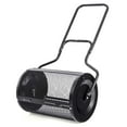 thumbnail image 1 of Costway 24" Peat Moss Spreader Compost Spreader with Upgrade Side Latches & U-shape Handle Black, 1 of 10