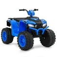 thumbnail image 1 of Costway 24 V Powered Ride-On Toy ATV 4-Wheeler Quad Car with Wireless Connection and LED Lights, 1 of 12