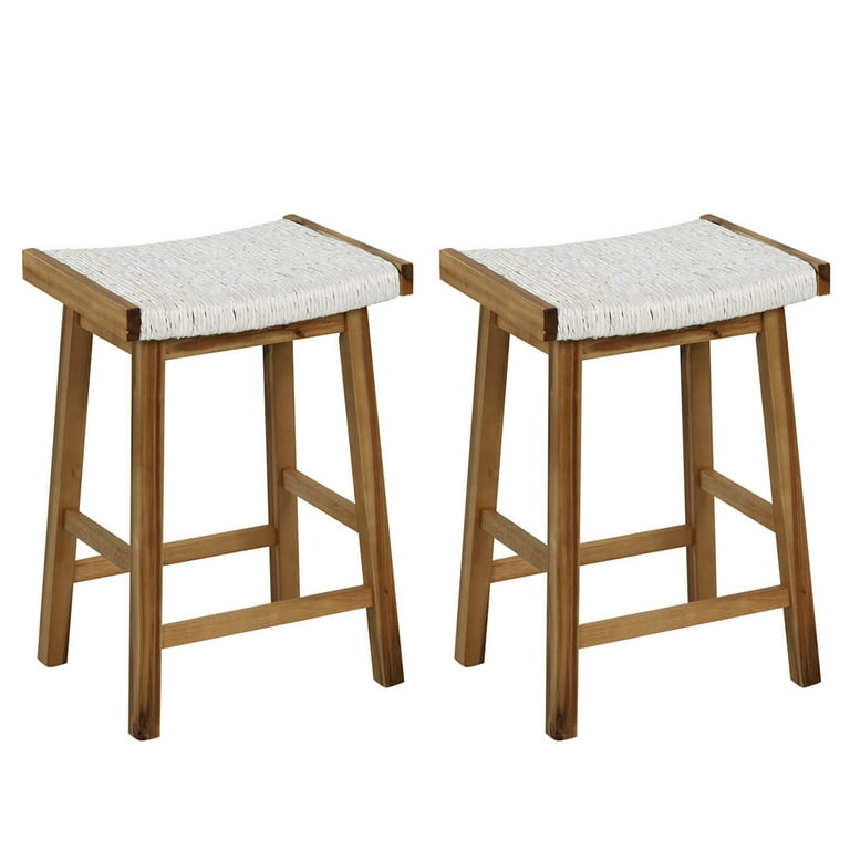 Bar stools with woven seats sale