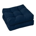 thumbnail image 1 of Costway 2 PCS 21'' x 21'' Patio Chair Seat Cushion Pads Indoor/Outdoor Navy, 1 of 12