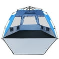 thumbnail image 1 of Costway 3-4 Person Easy Pop Up Beach Tent UPF 50Plus Portable Sun Shelter Blue, 1 of 12