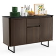 thumbnail image 1 of Costway 3-Door Kitchen Buffet Server Sideboard Storage Cupboard Cabinet w/Drawer, 1 of 12